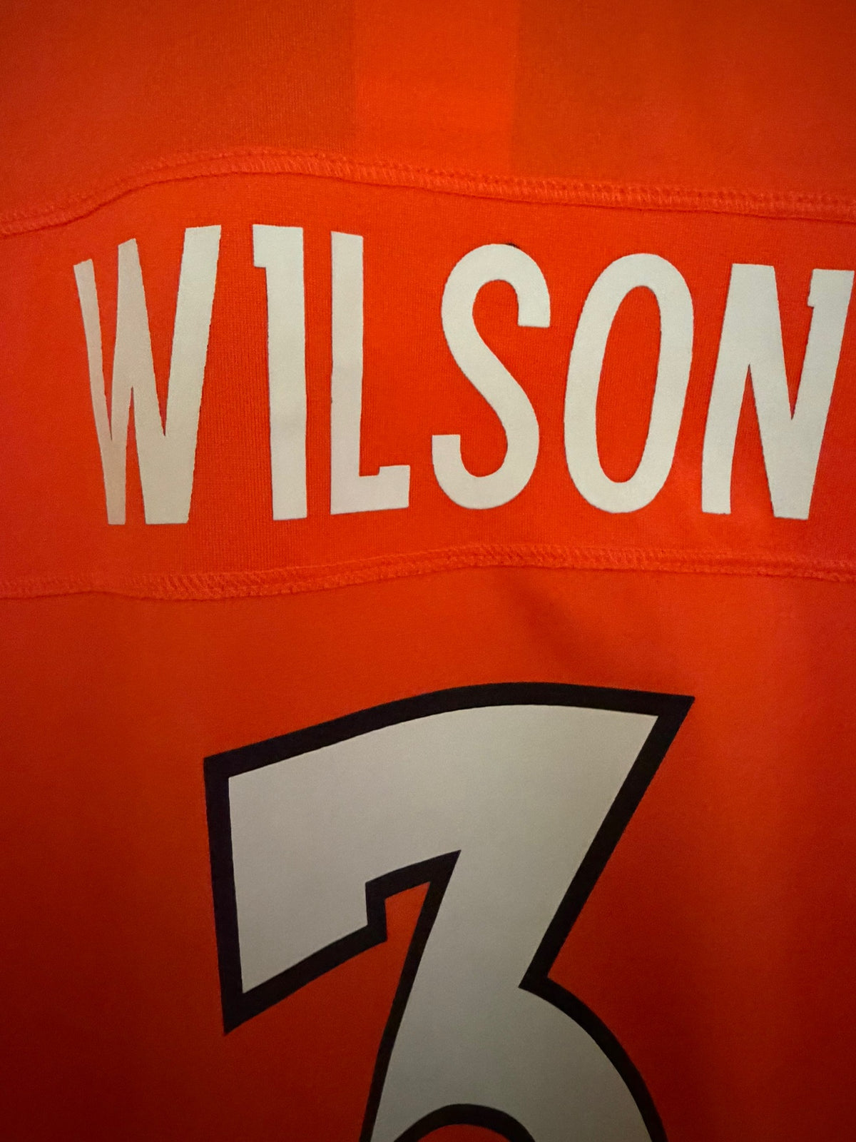Back name close-up