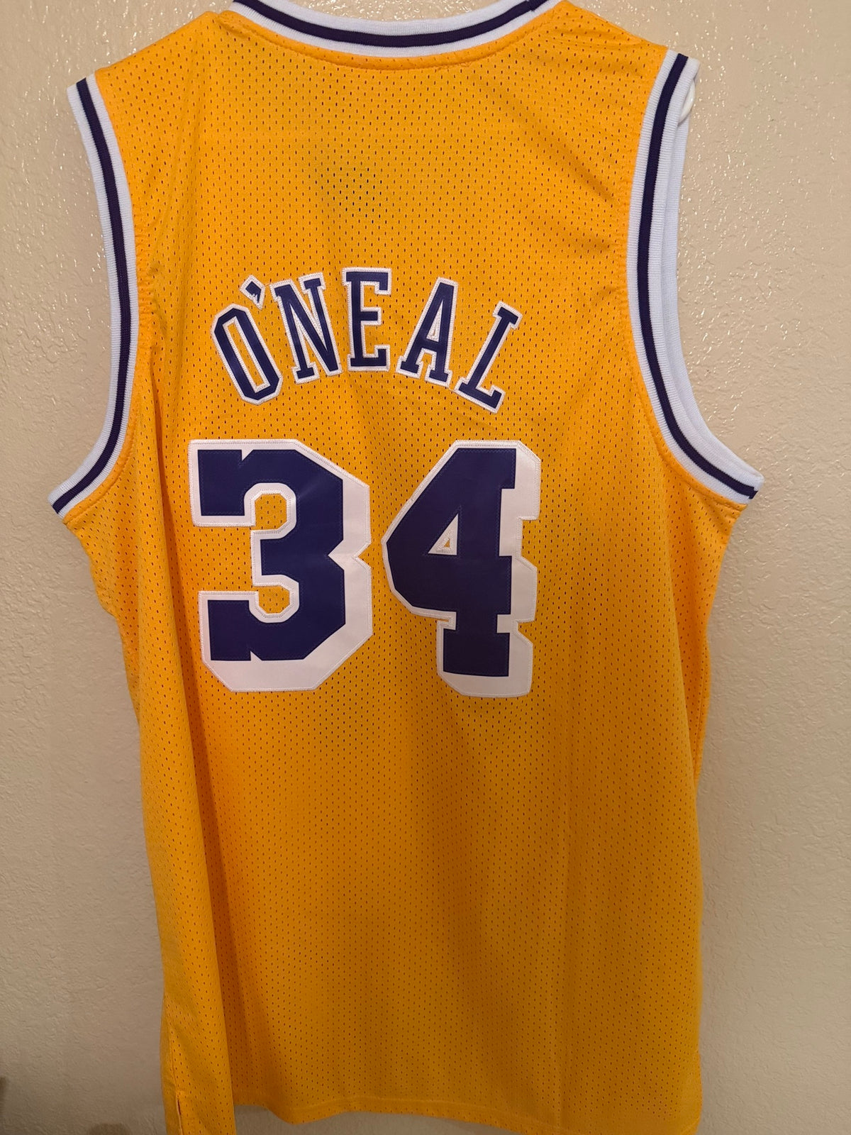 Brand New Los Angeles Lakers Shaquille O'Neal #34 Jersey Size 50 - Mitchell & Ness Hardwood Classics