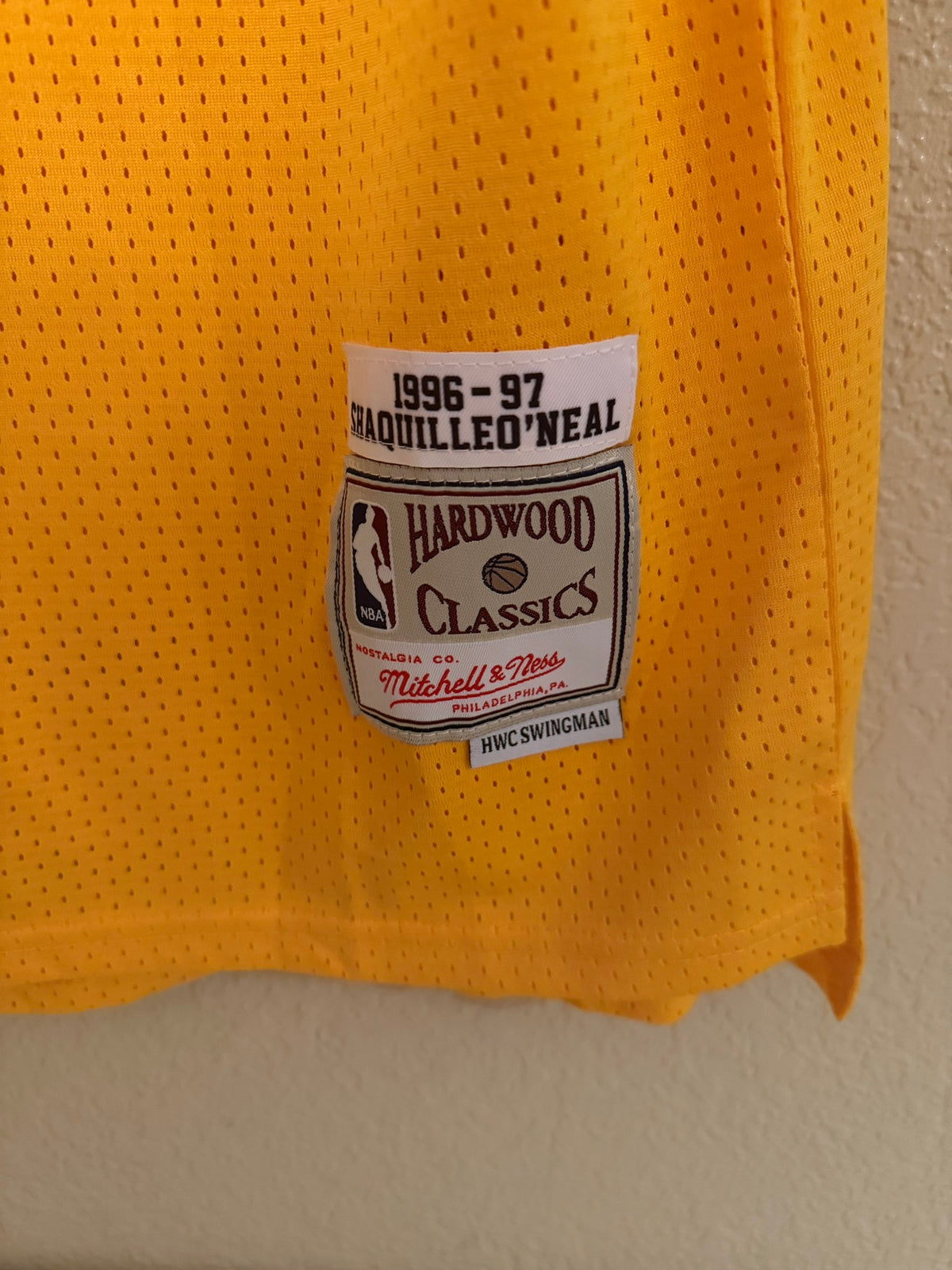 Brand New Los Angeles Lakers Shaquille O'Neal #34 Jersey Size 50 - Mitchell & Ness Hardwood Classics