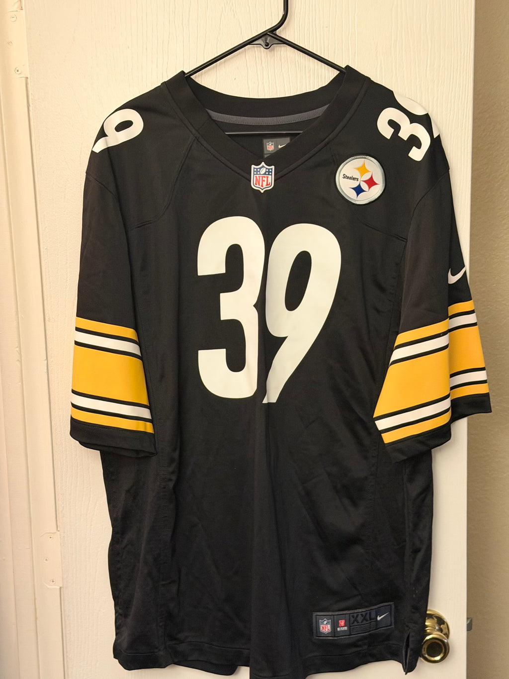 Pre-Worn Pittsburgh Steelers Jersey Size XXL #39 Fitzpatrick