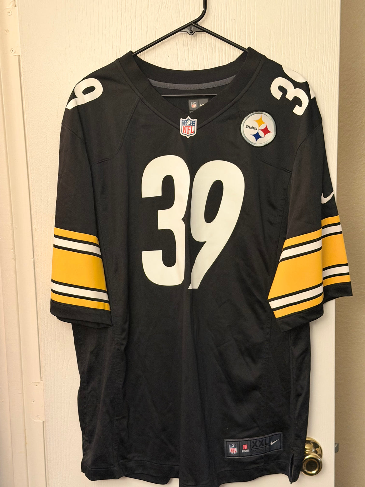 Pre-Worn Pittsburgh Steelers Jersey Size XXL #39 Fitzpatrick