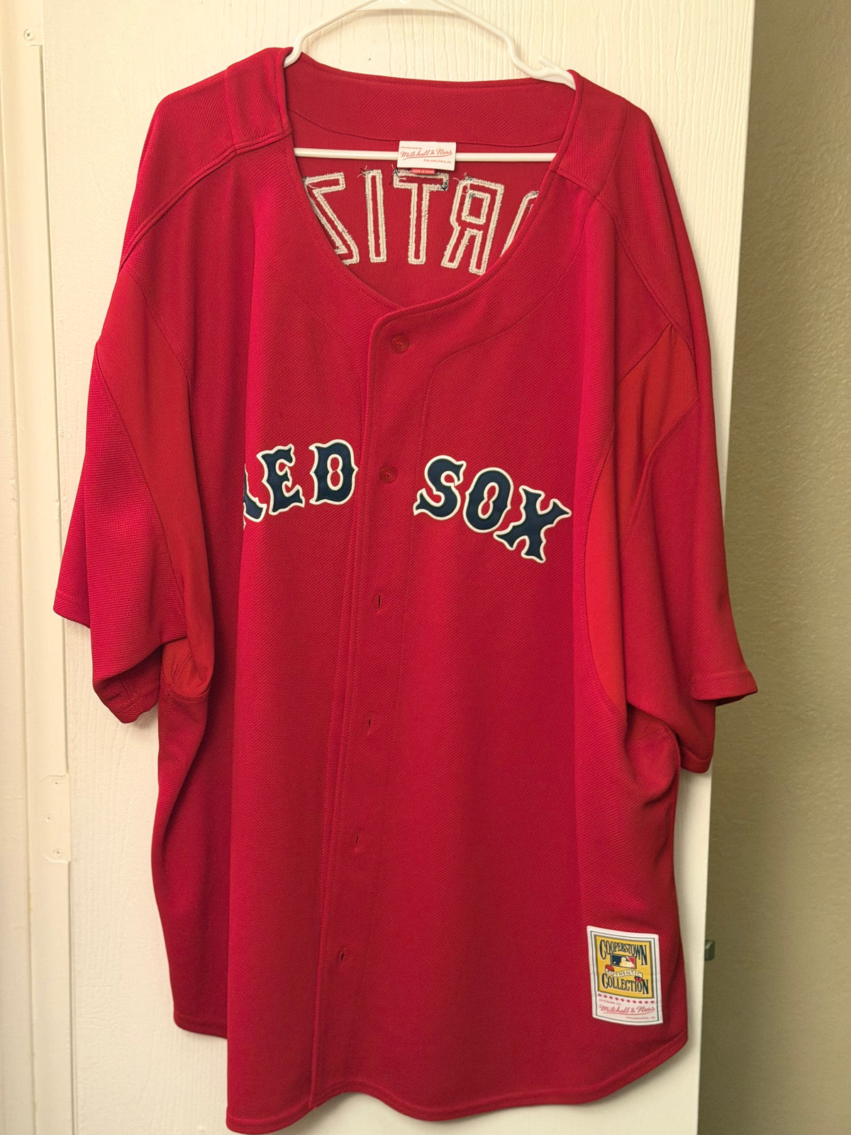 Boston Red Sox Jersey Mitchell & Ness size 60 4x