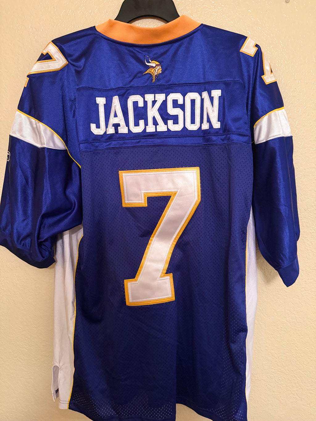 Vikings Like New Jackson Jersey Size 54