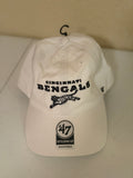 Cincinnati Bengals White Adjustable Cap New