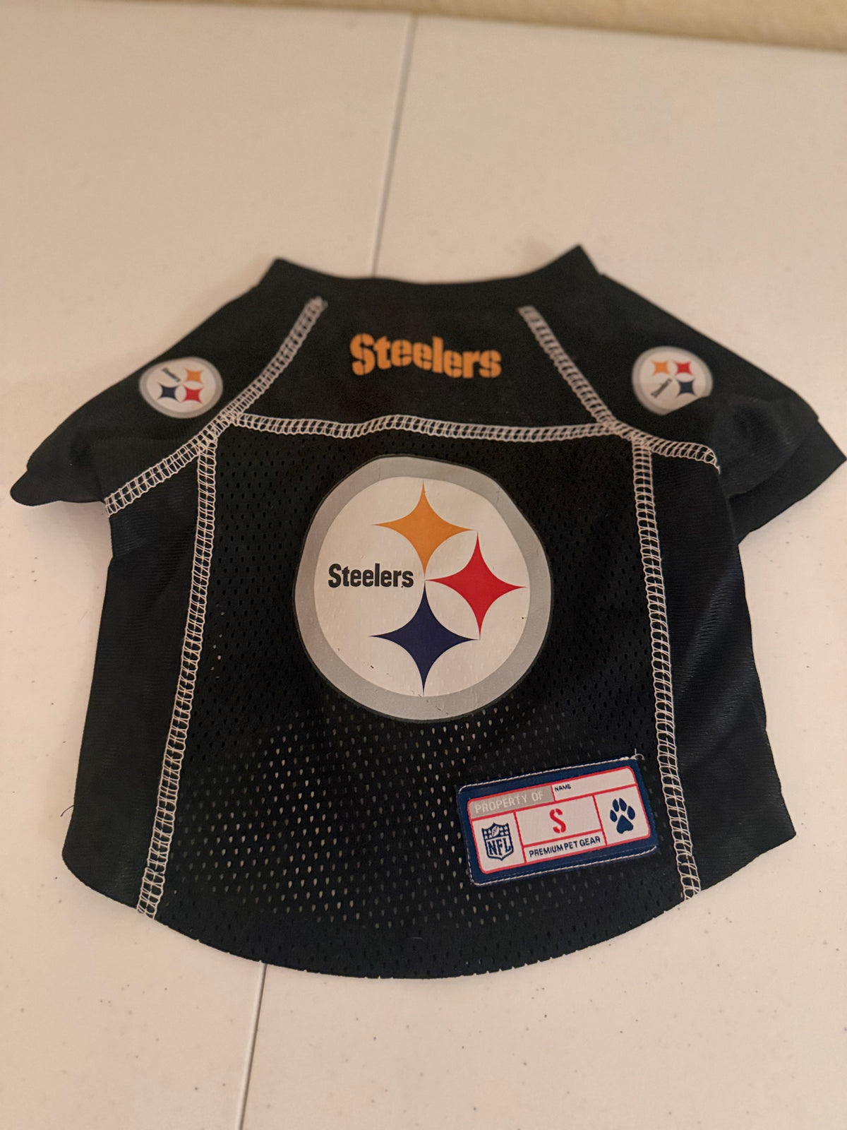 Pittsburgh Steelers Dog Jersey Size S-Brand New