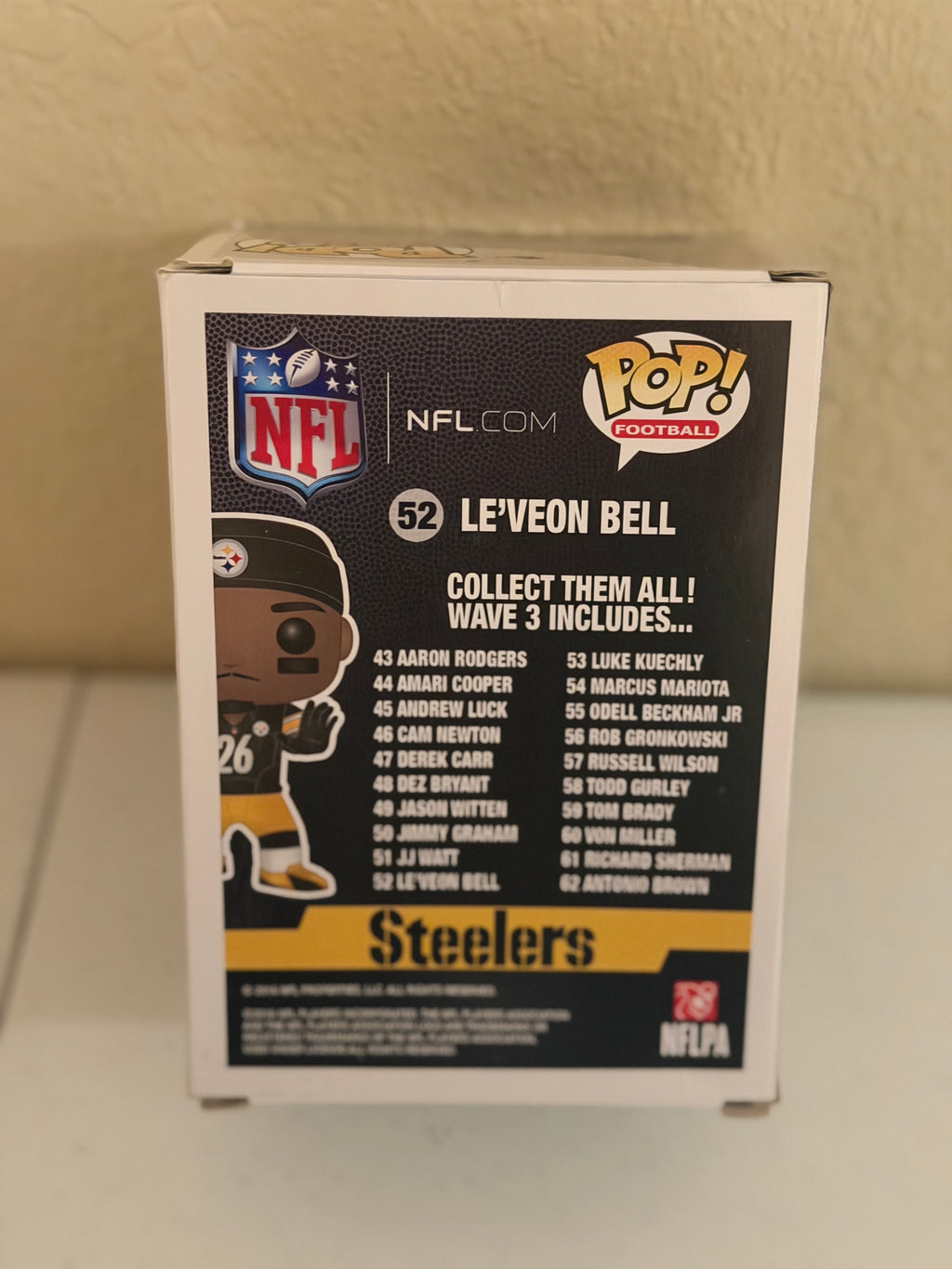 Pittsburgh Steelers Le’Veon Bell Funko Pop #52 in Box