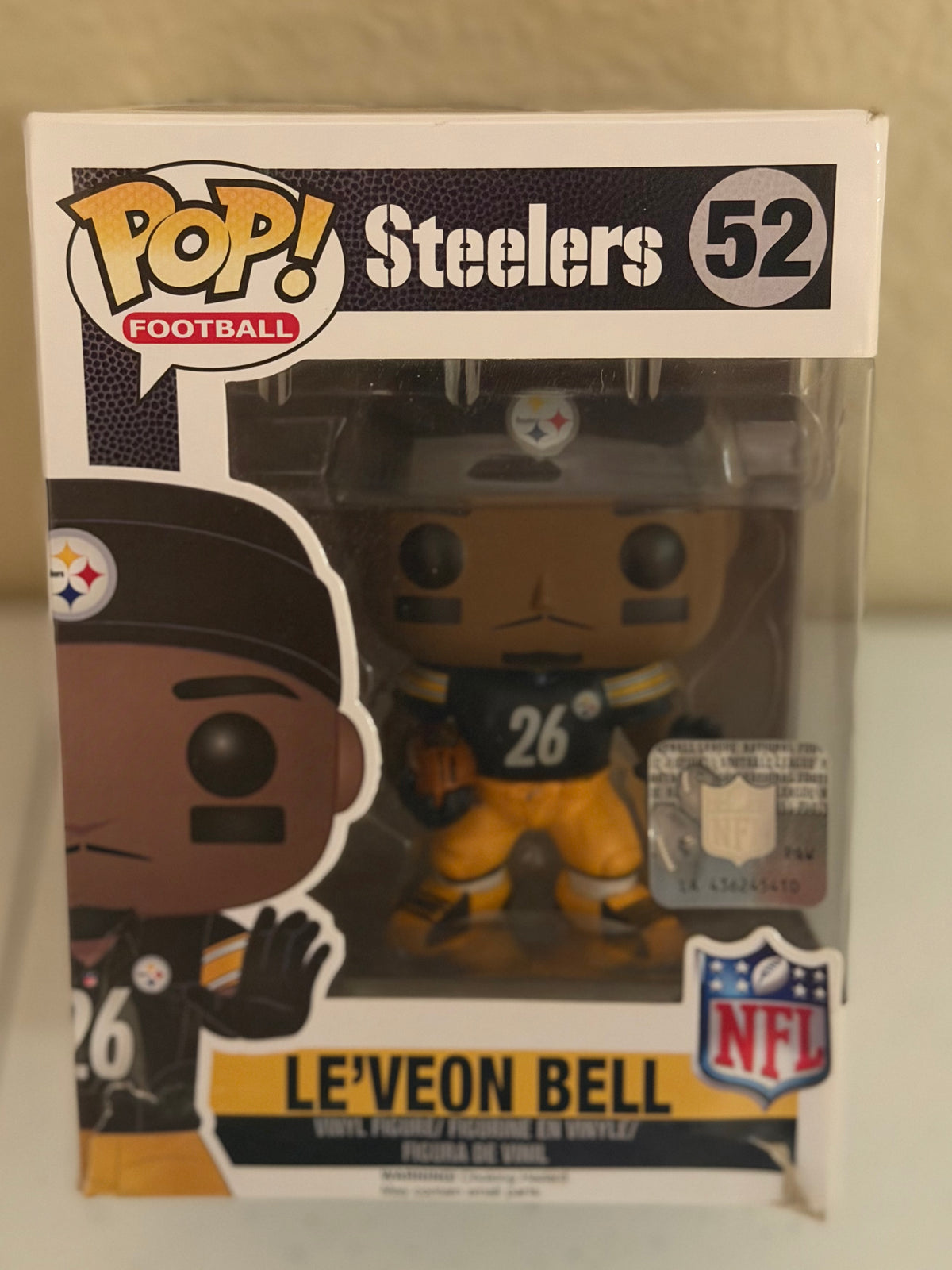 Pittsburgh Steelers Le’Veon Bell Funko Pop #52 in Box