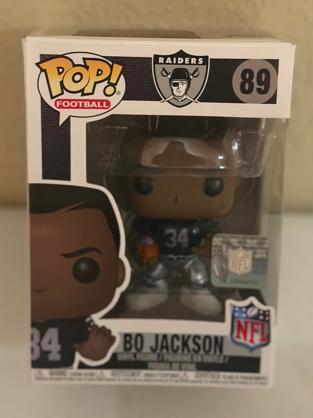 Bo Jackson Funko Pop in Box #89
