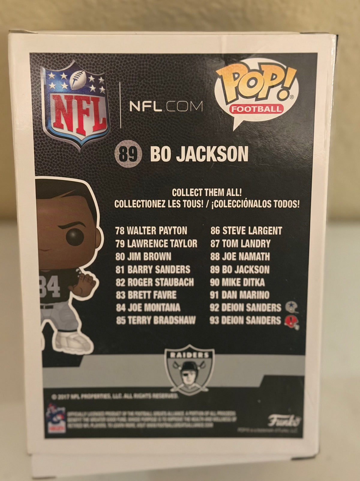 Bo Jackson Funko Pop in Box #89