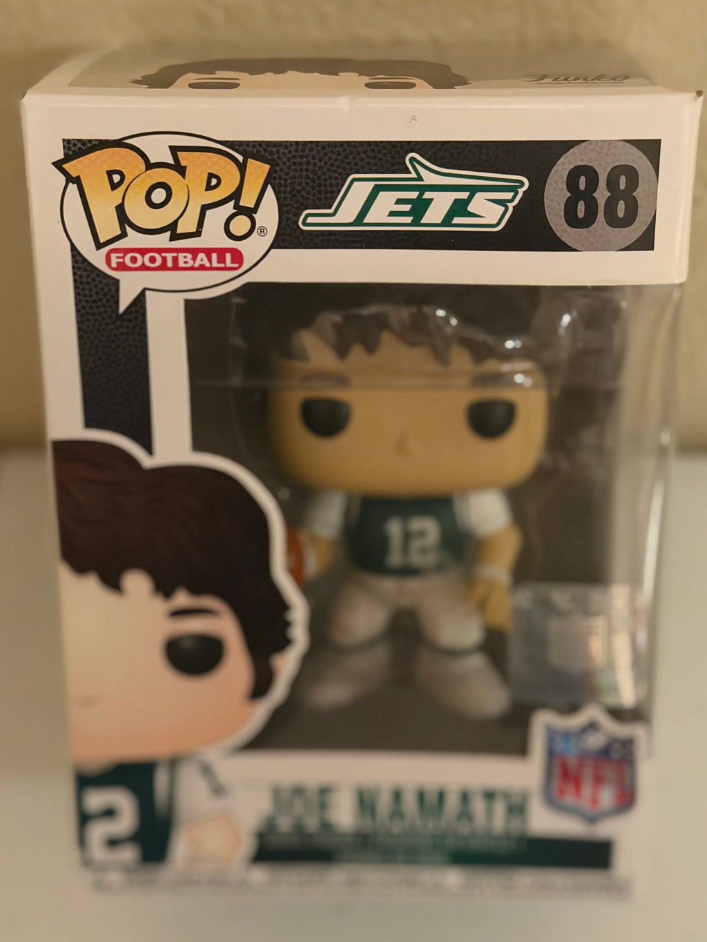 Joe Namath Funko Pop in Box #88 NY Jets