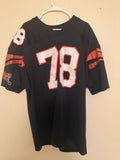 Anthony Munoz Jersey and Autograph Fleer All-Pro 1990 Card