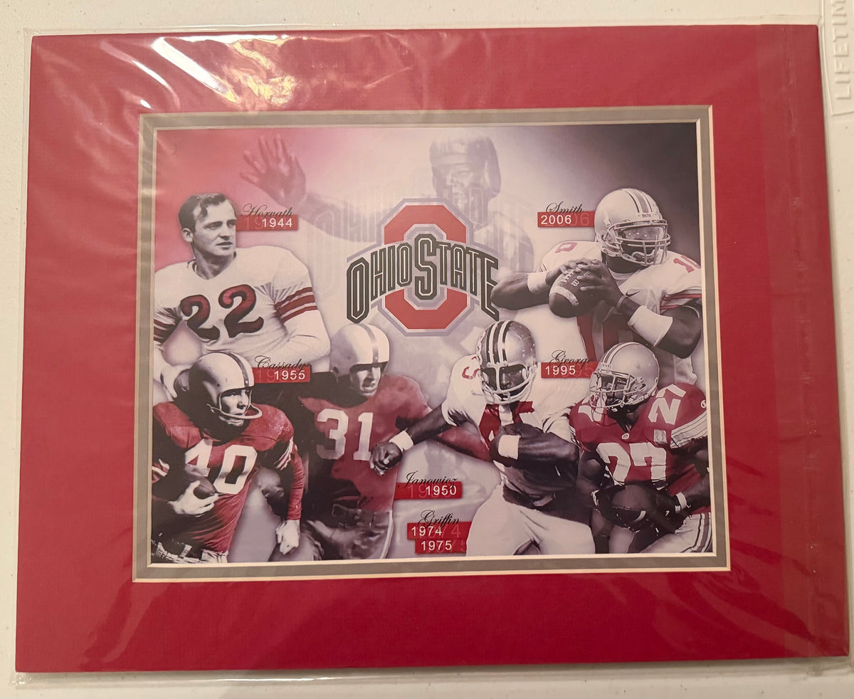 Ohio State Buckeyes Heisman Trophy Winners Collage