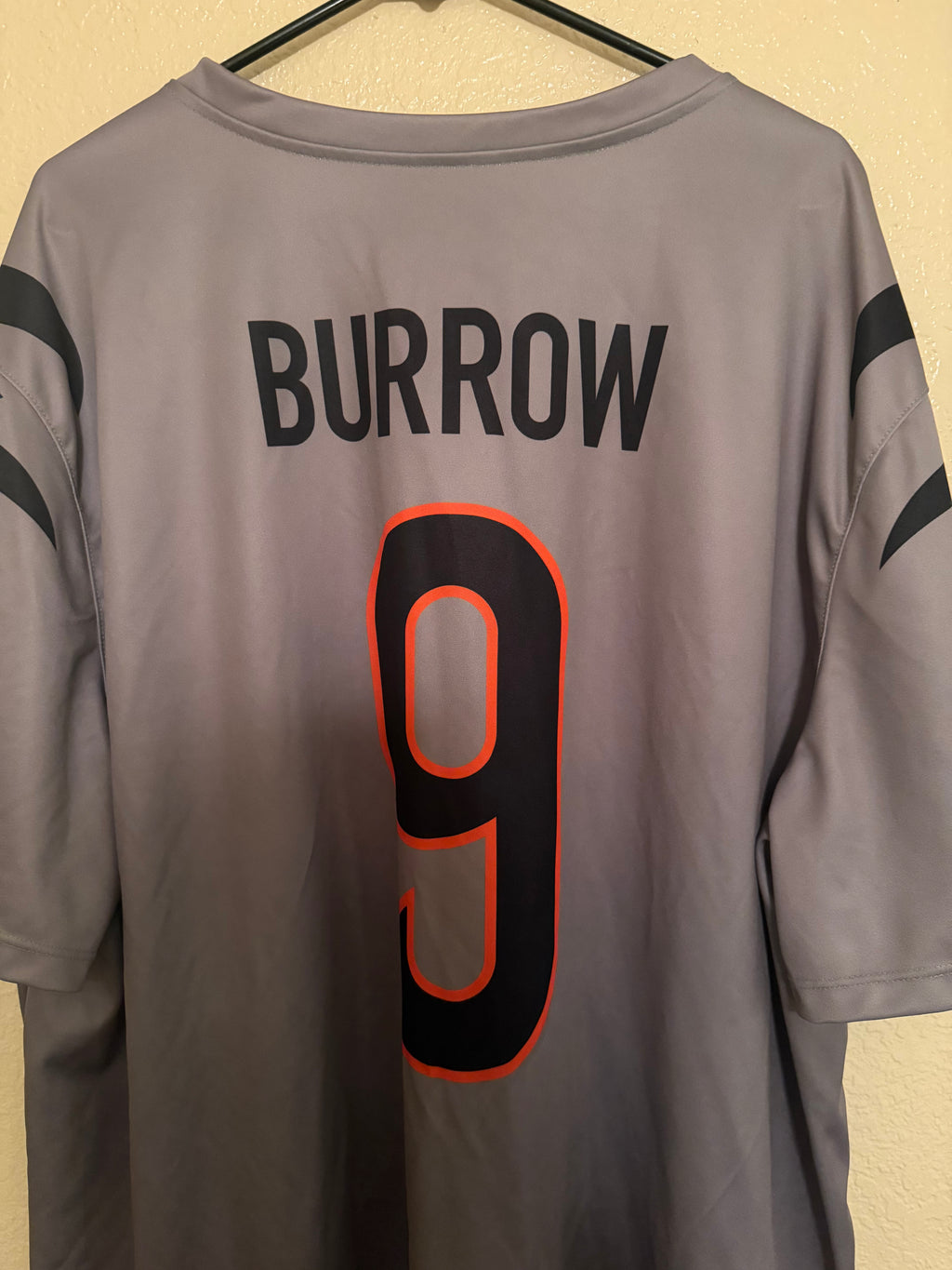 Cincinnati Bengals Joe Burrow Jersey Gray Size 3XL