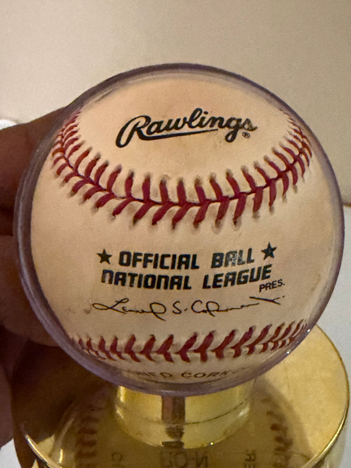 Atlanta Braves Chipper Jones Autographed Baseball