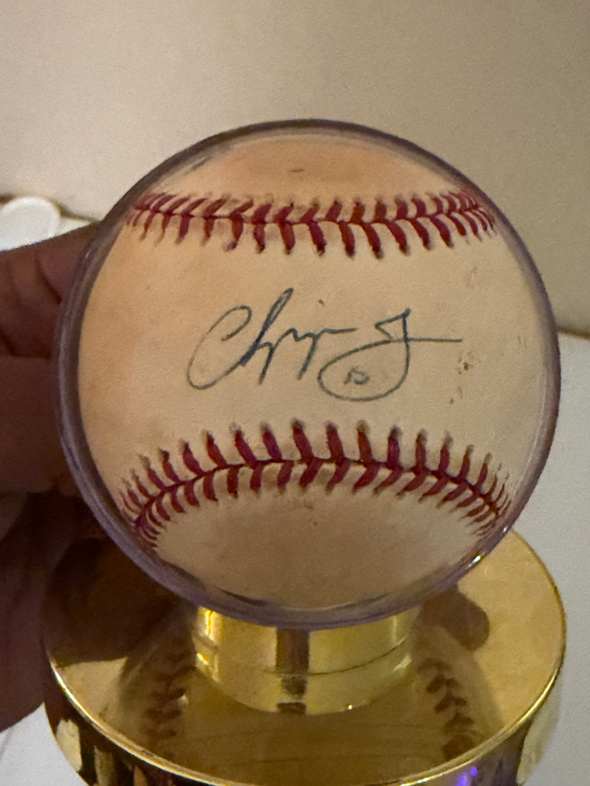 Atlanta Braves Chipper Jones Autographed Baseball
