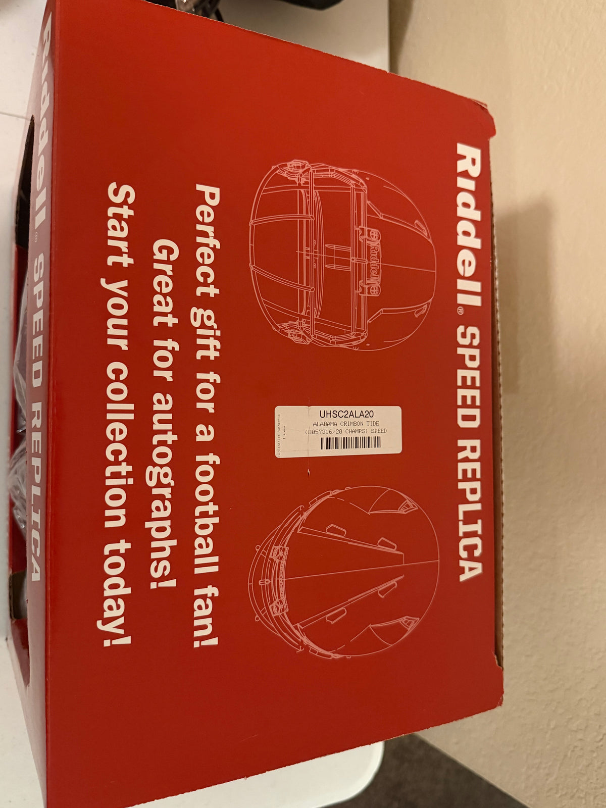 Univ. of Alabama Replica Helmet New in Box #18