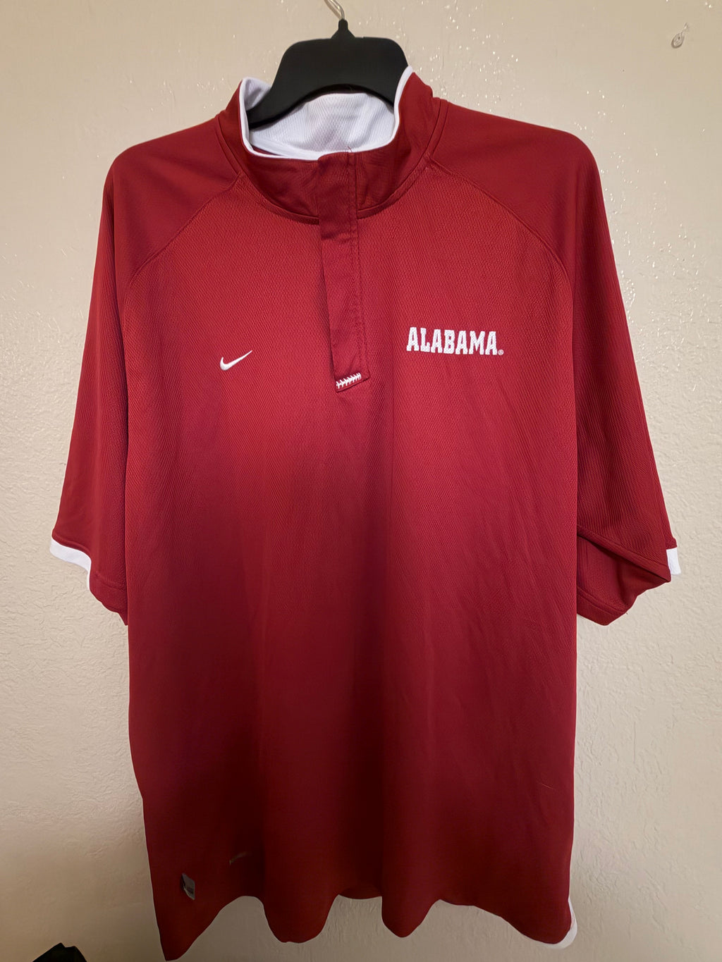 Univ. of Alabama Zip Polo Size XL