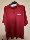 Univ. of Alabama Zip Polo Size XL