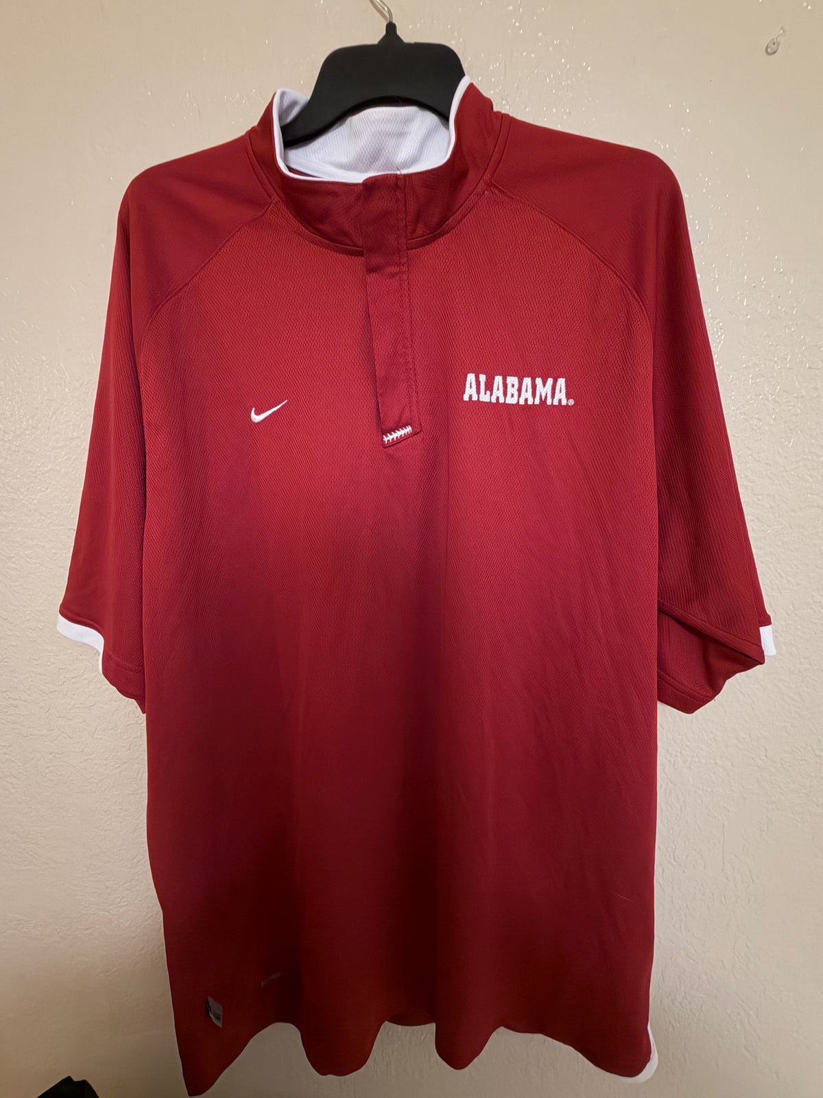 Univ. of Alabama Zip Polo Size XL