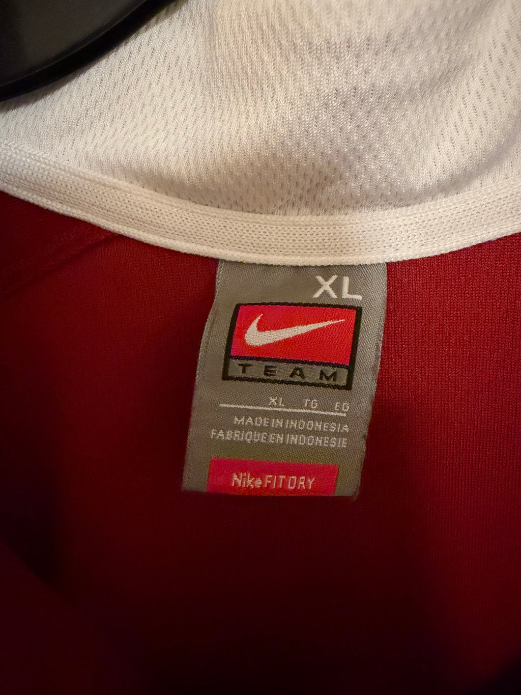 Univ. of Alabama Zip Polo Size XL