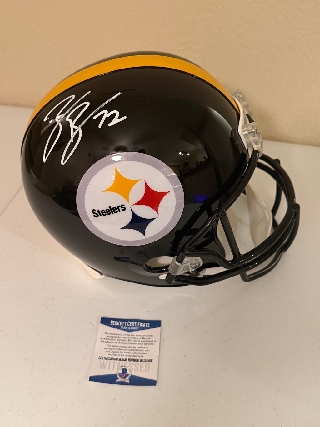 Pittsburgh Steelers Zach Banner #72 Helmet Brand New in Box