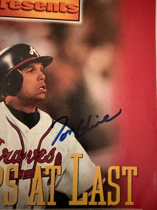 Atlanta Braves Sports Illustrated Tom Glavine Autographed
