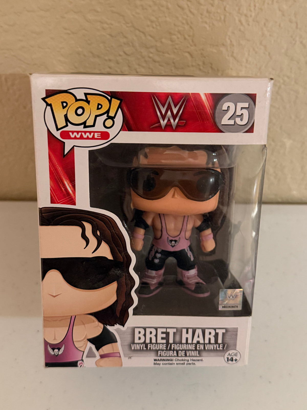WWE Star Bret Hart Funko Pop Brand New in Box