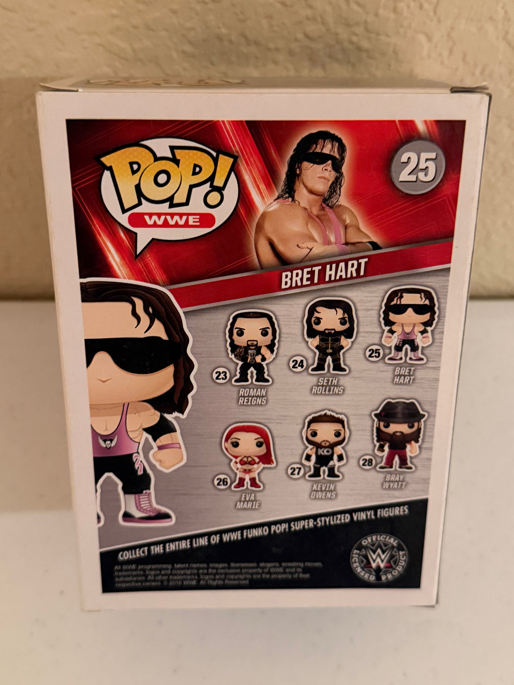 WWE Star Bret Hart Funko Pop Brand New in Box