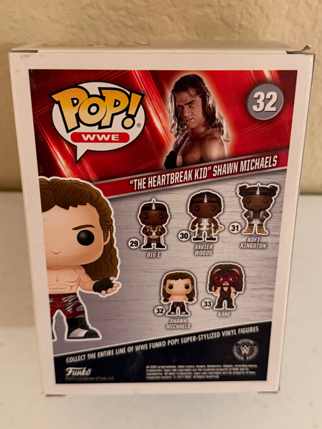 WWE Shawn “The Heartbreak Kid” Michaels Funko Pop Brand New in Box