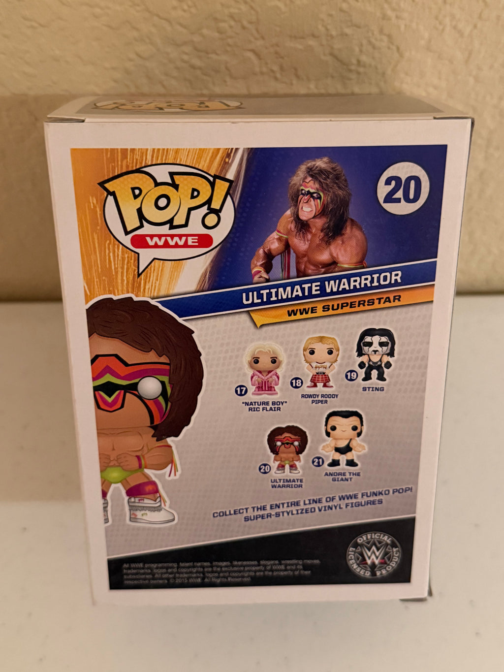 WWE Ultimate Warrior Funko Pop Brand New in Box