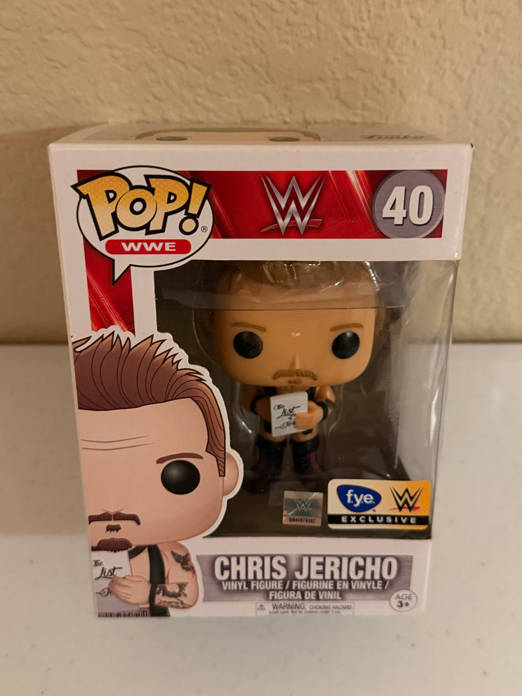 WWE Chris Jericho Funko Pop Brand New in Box