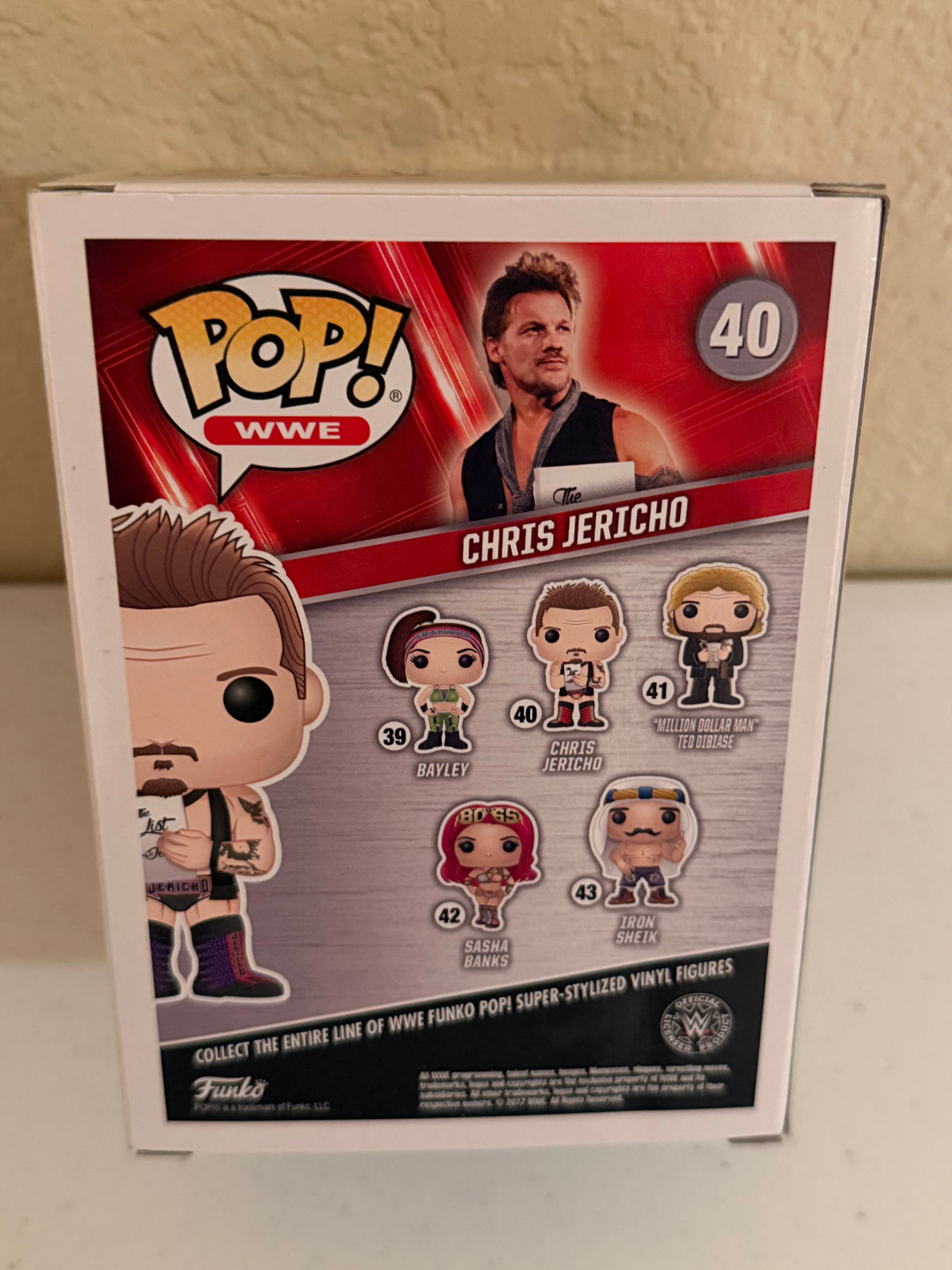 WWE Chris Jericho Funko Pop Brand New in Box