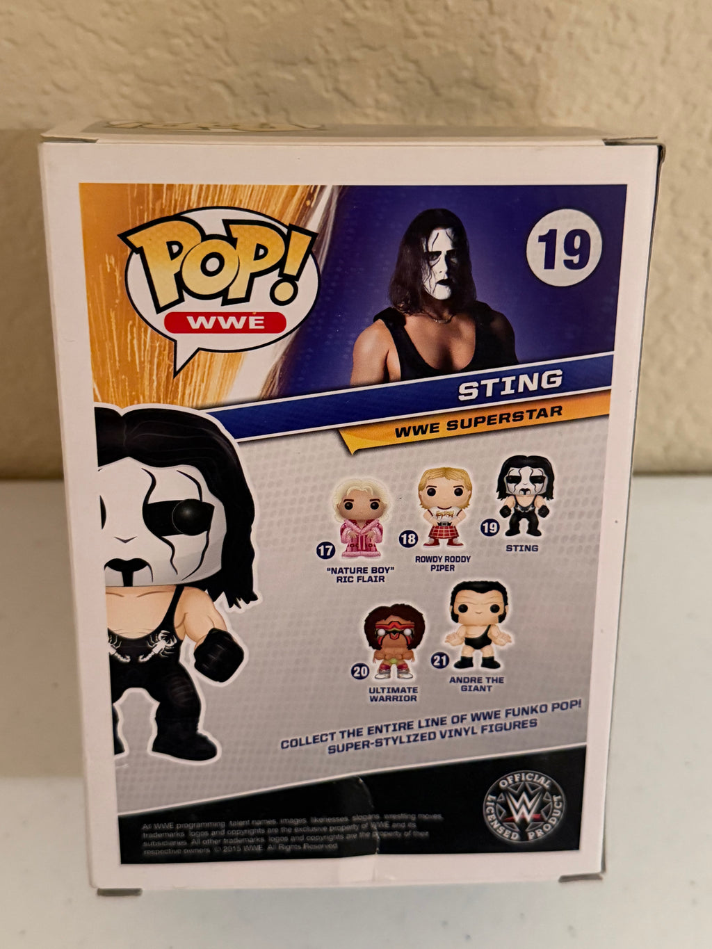 WWE Superstar Sting Funko Pop Brand New in Box