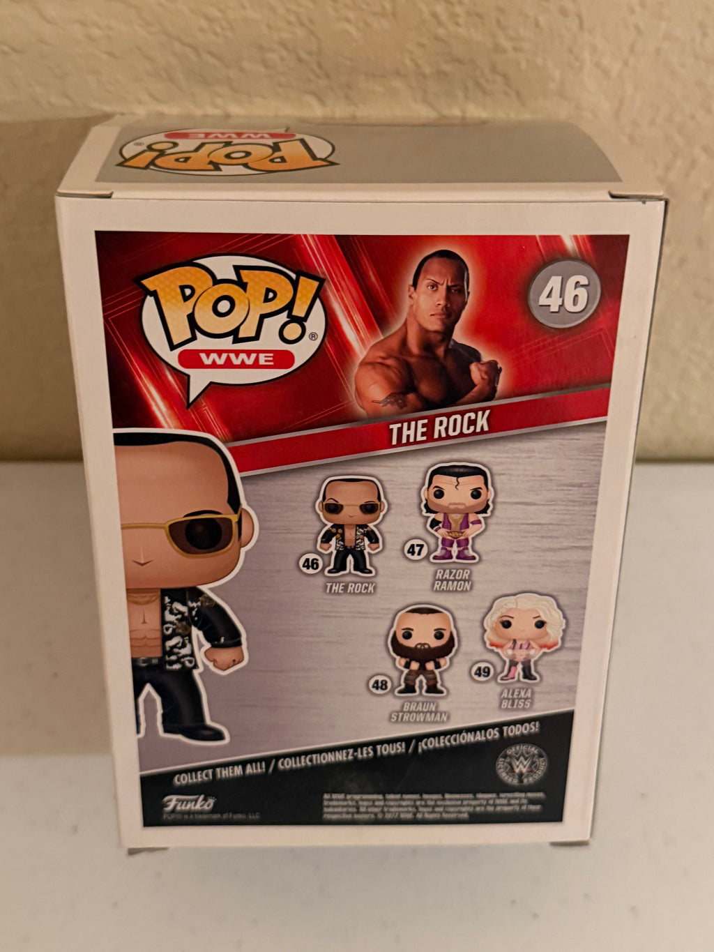 WWE The Rock Funko Pop Brand New in Box