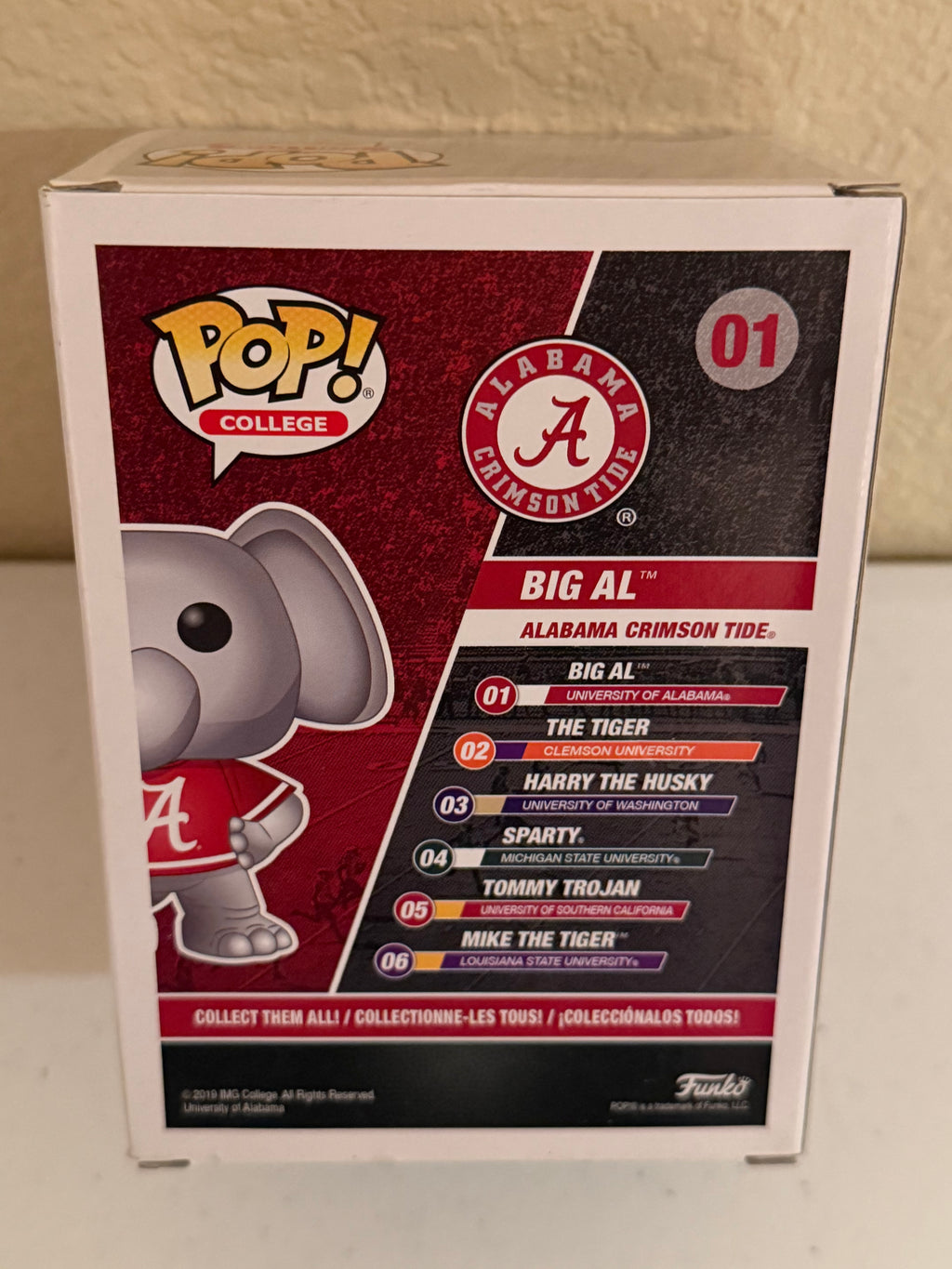 Univ. of Alabama Big AL Funko Pop Brand New in Box