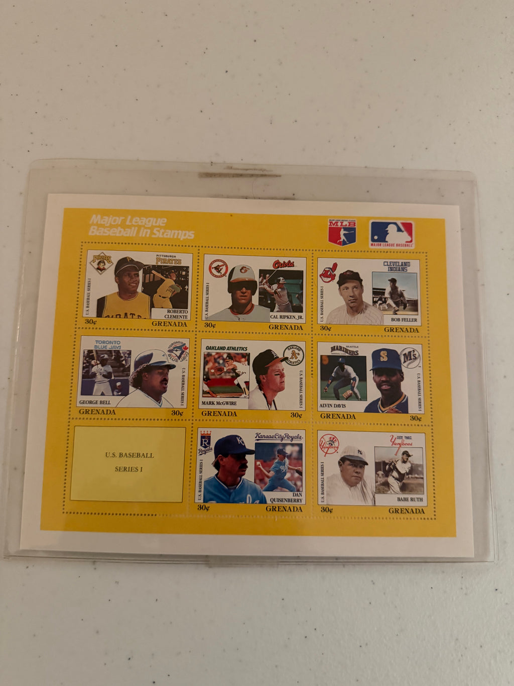Limited Edition Major League Baseball Stamps