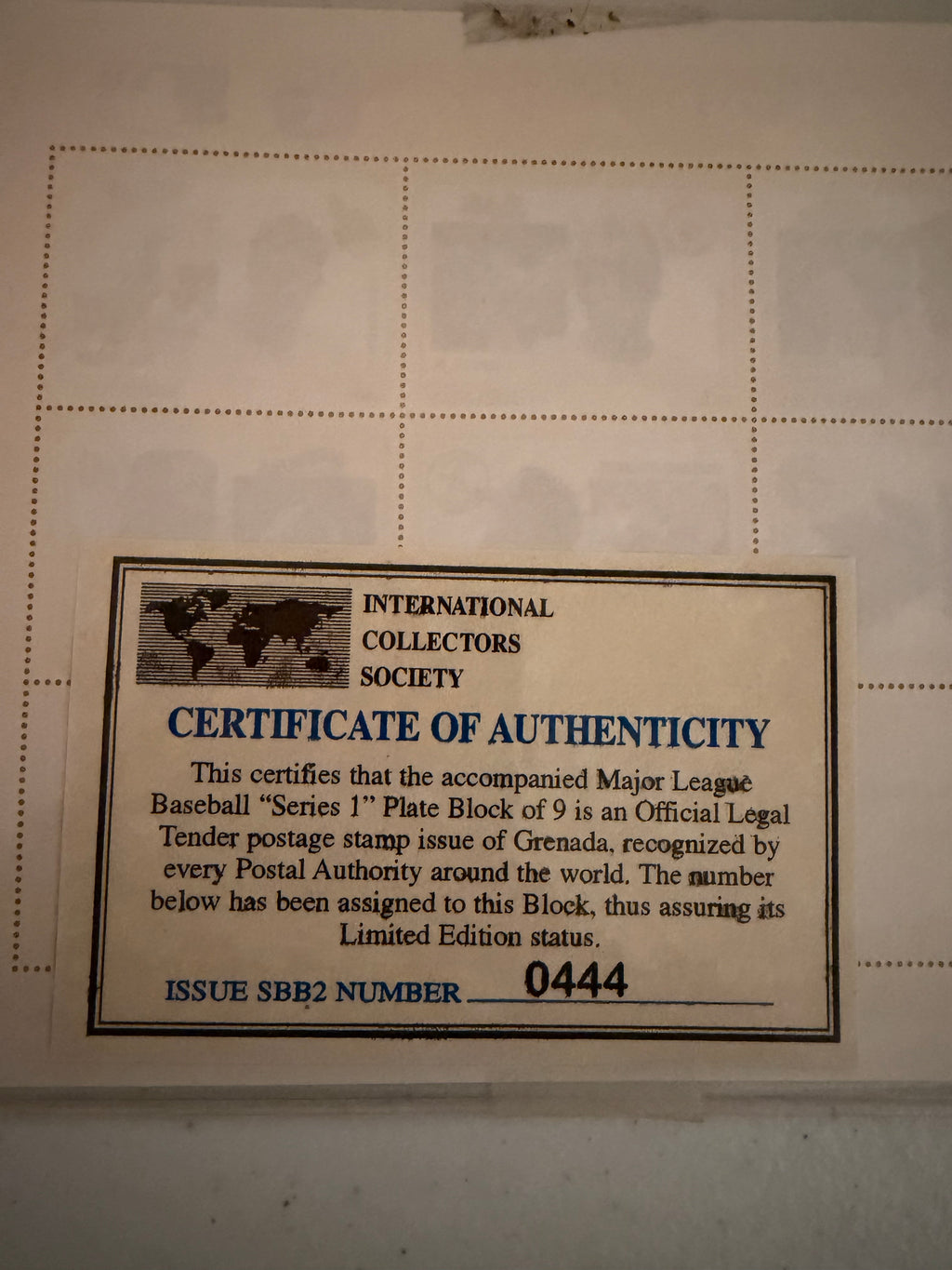 Limited Edition Major League Baseball Stamps