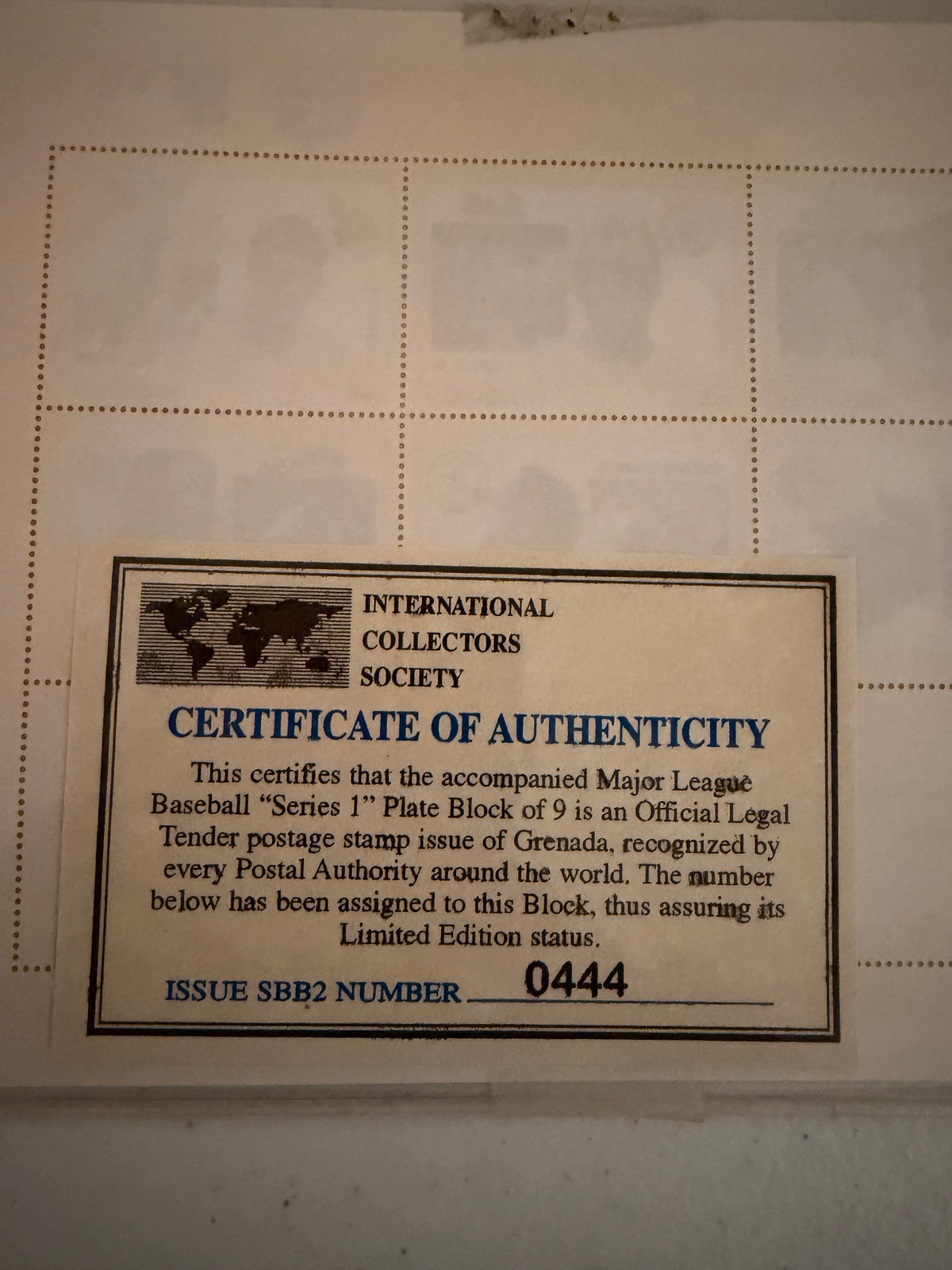 Limited Edition Major League Baseball Stamps