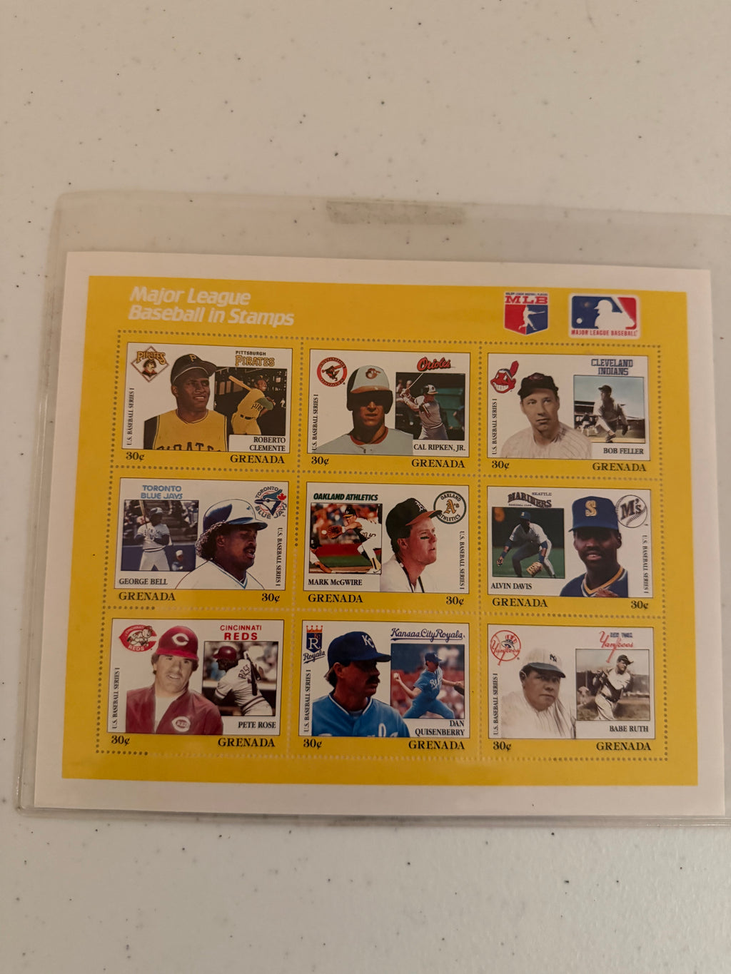 Limited Edition Major League Baseball Stamps