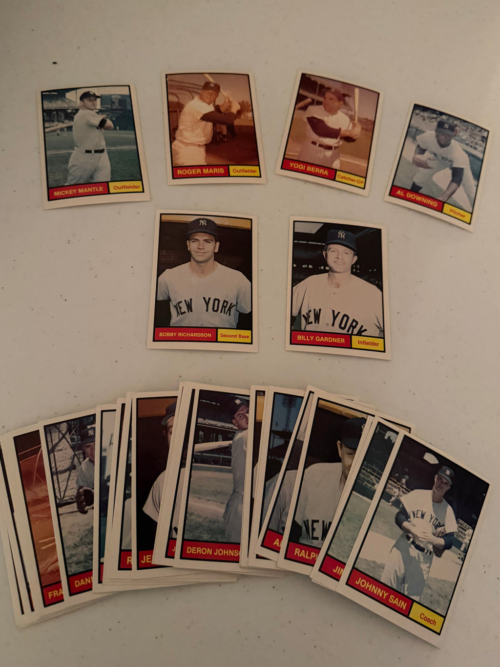 New York Yankees 1961 Champs Complete Team-Very Good Condition