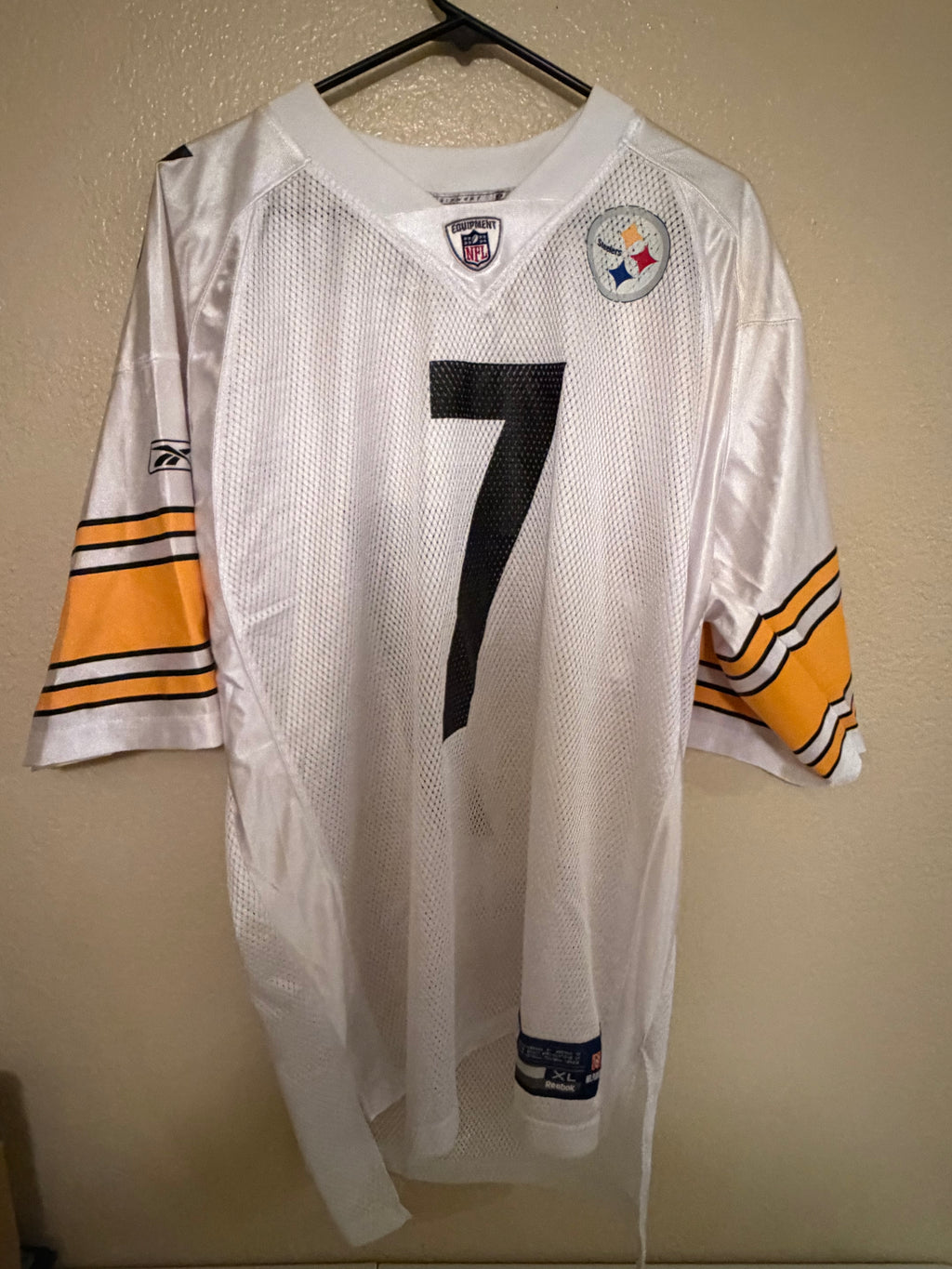 Pittsburgh Steelers Ben Roethlisberger White Jersey