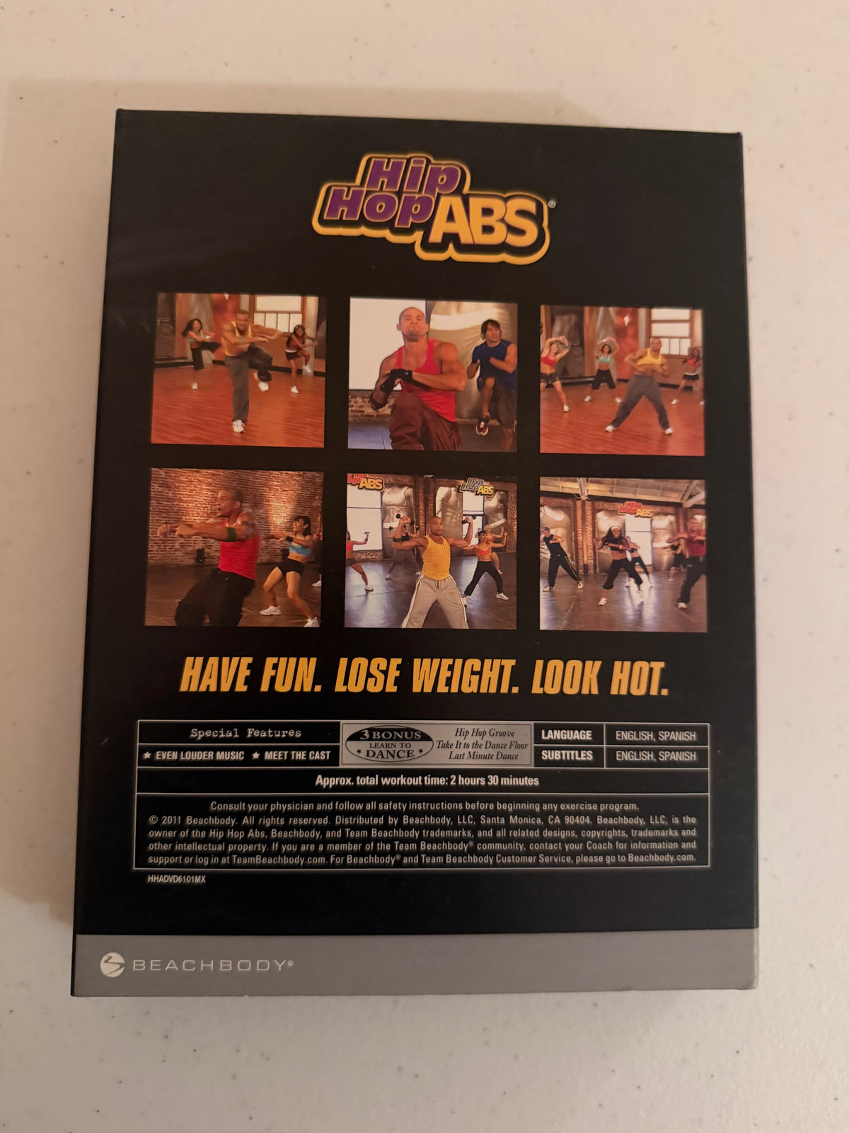 HIP HOP ABS DVD COMPLETE SET