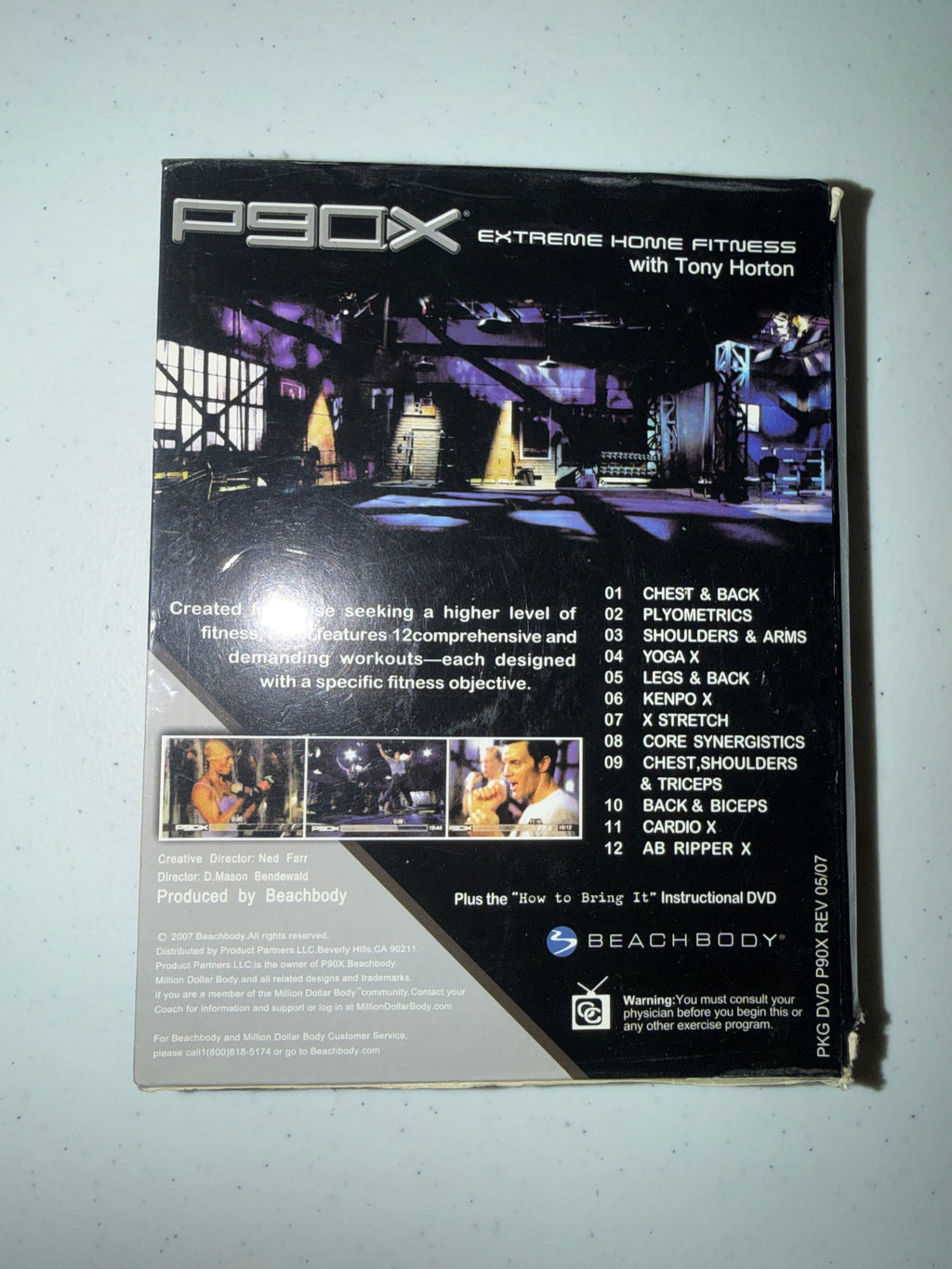P90X Complete Set DVD w/Resistance Band