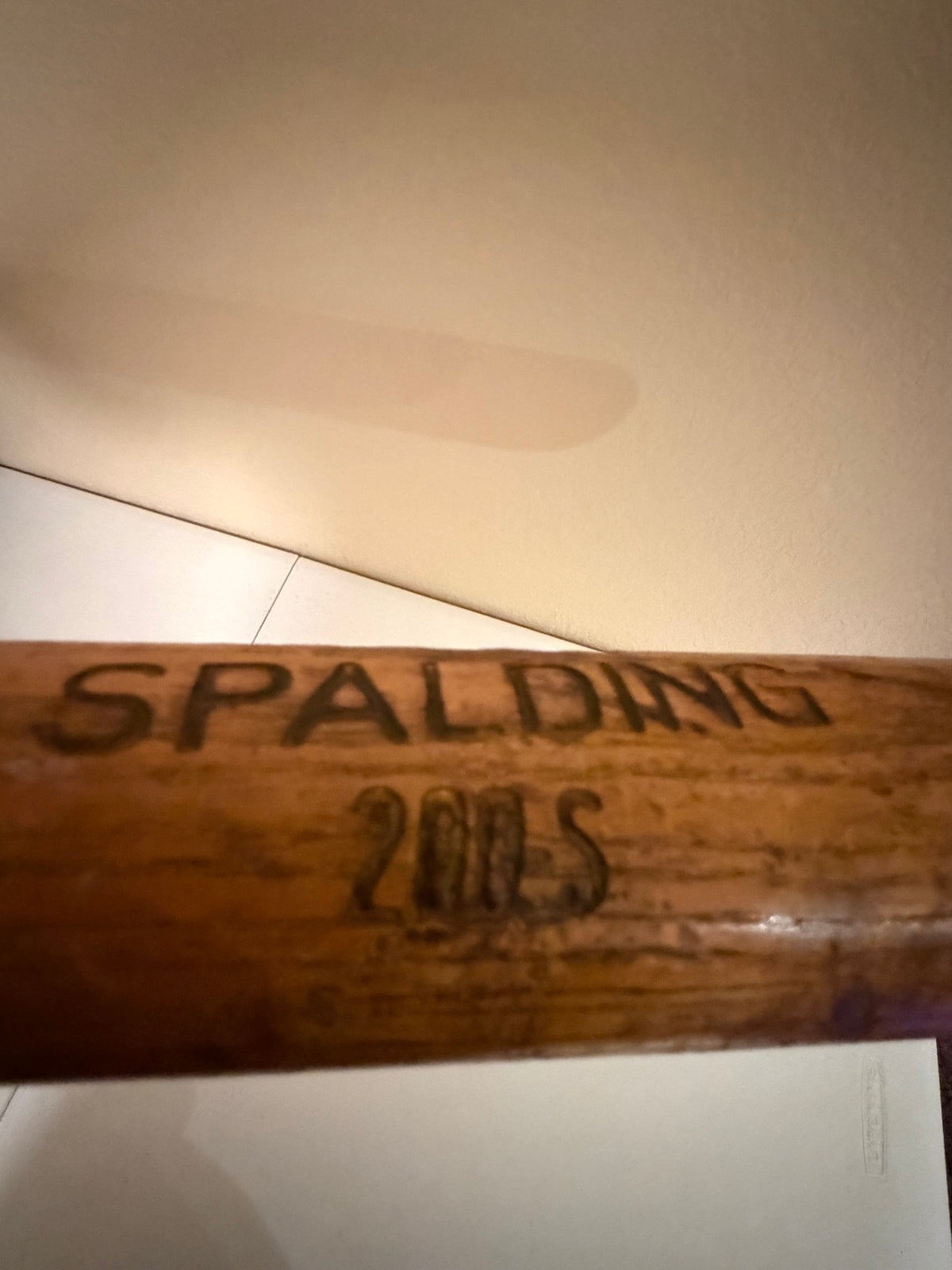 Vintage Spalding Model 200S Wood Baseball Bat c.1910-1920