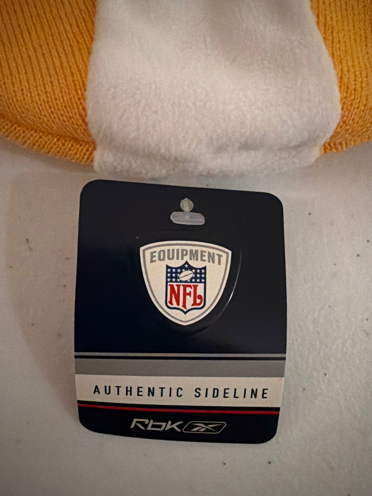 Brand new Green Bay Packers beanie tag - Reebok Authentic Sideline