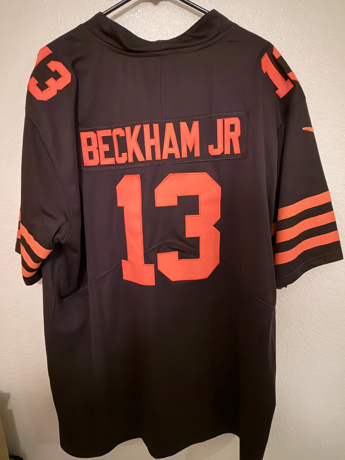 Pre-Worn Cleveland Browns Odell Beckham Jr #13 Jersey Size XXL Silver Patch