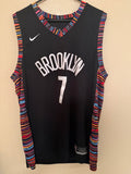 Pre-worn Brooklyn Nets Kevin Durant #7 jersey front - BROOKLYN 7