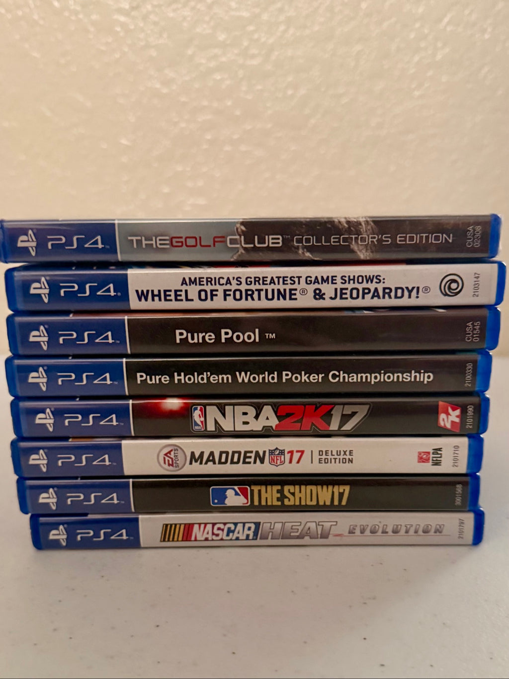 8 included games