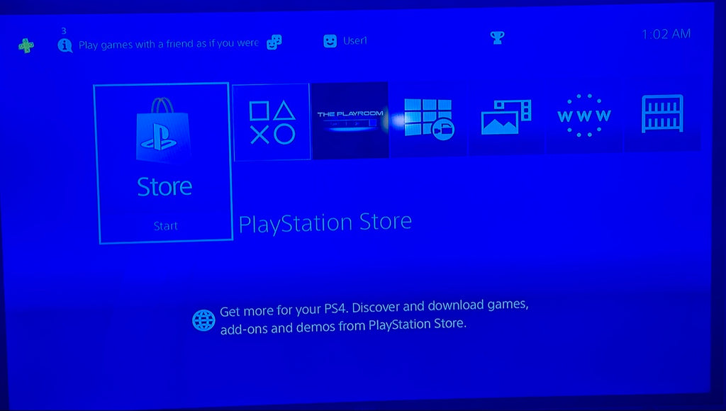 Home screen