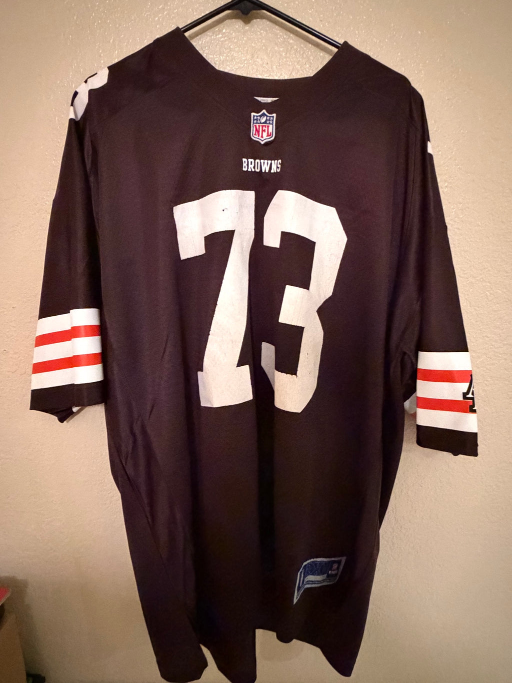 Pre-Worn Cleveland Browns Joe Thomas #73 Jersey Size 2XL